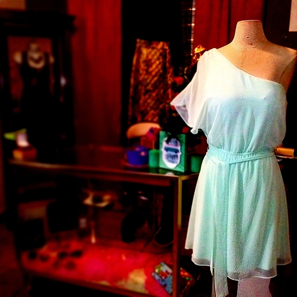 EXPRESS one shoulder Dress - Picture 2 of 8